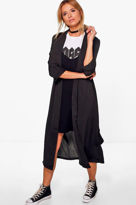 Lydia Boutique Satin Wrap Over Duster